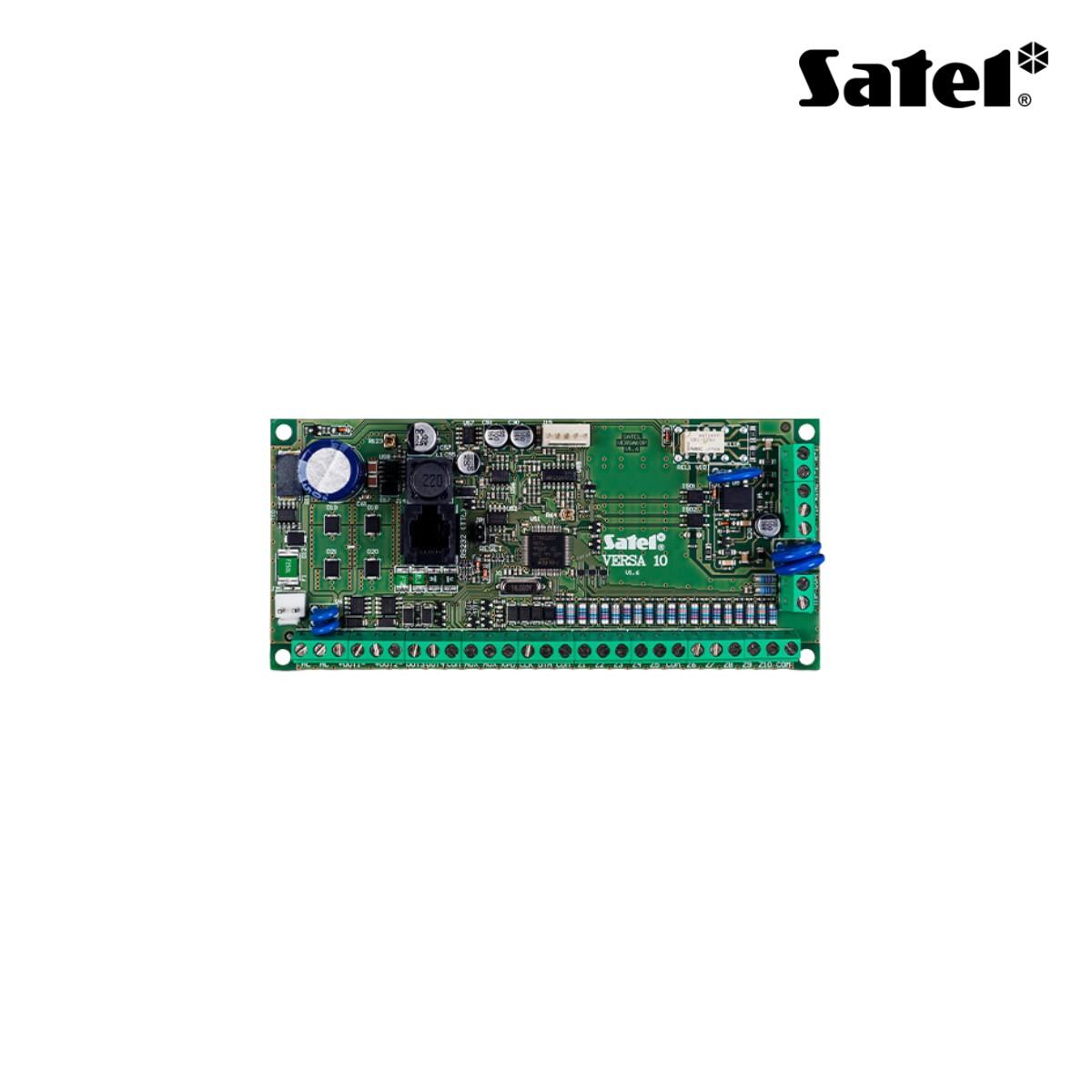 Scheda centrale - 10 zone, 4 uscite (max. 30 zone, 12 uscite)