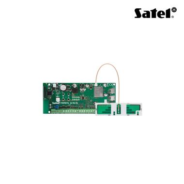 Scheda centrale - 8 zone, 4 uscite (max. 64 zone, 64 uscite) con modulo LTE/4G doppia SIM e scheda vocale integrata. Scheda Ethernet opzionale. Compatibile con sistemi radio ABAX 2