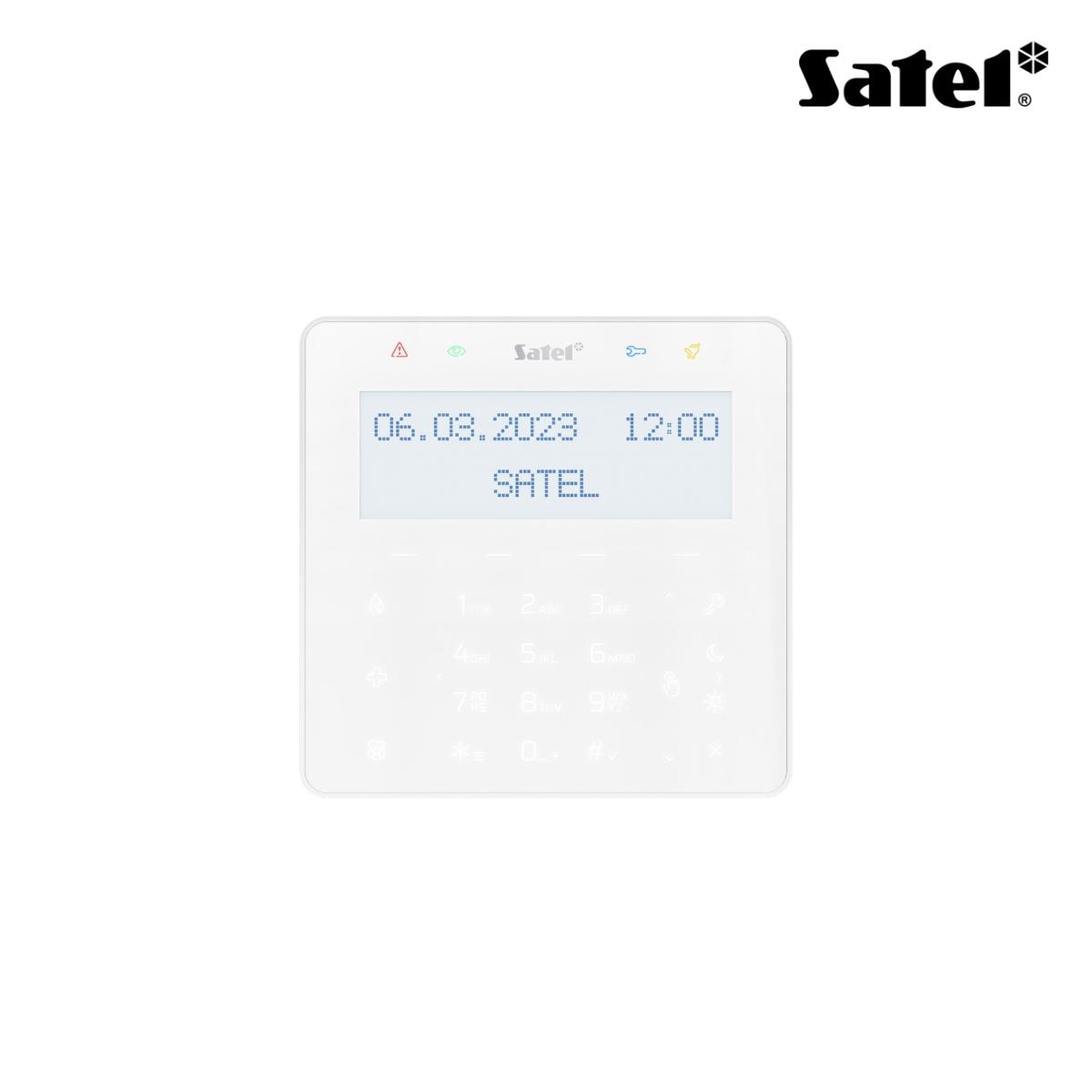 Tastiera touch sense personalizzabile con lettore MIFARE, colore bianco. Per Integra e Perfecta 64 M