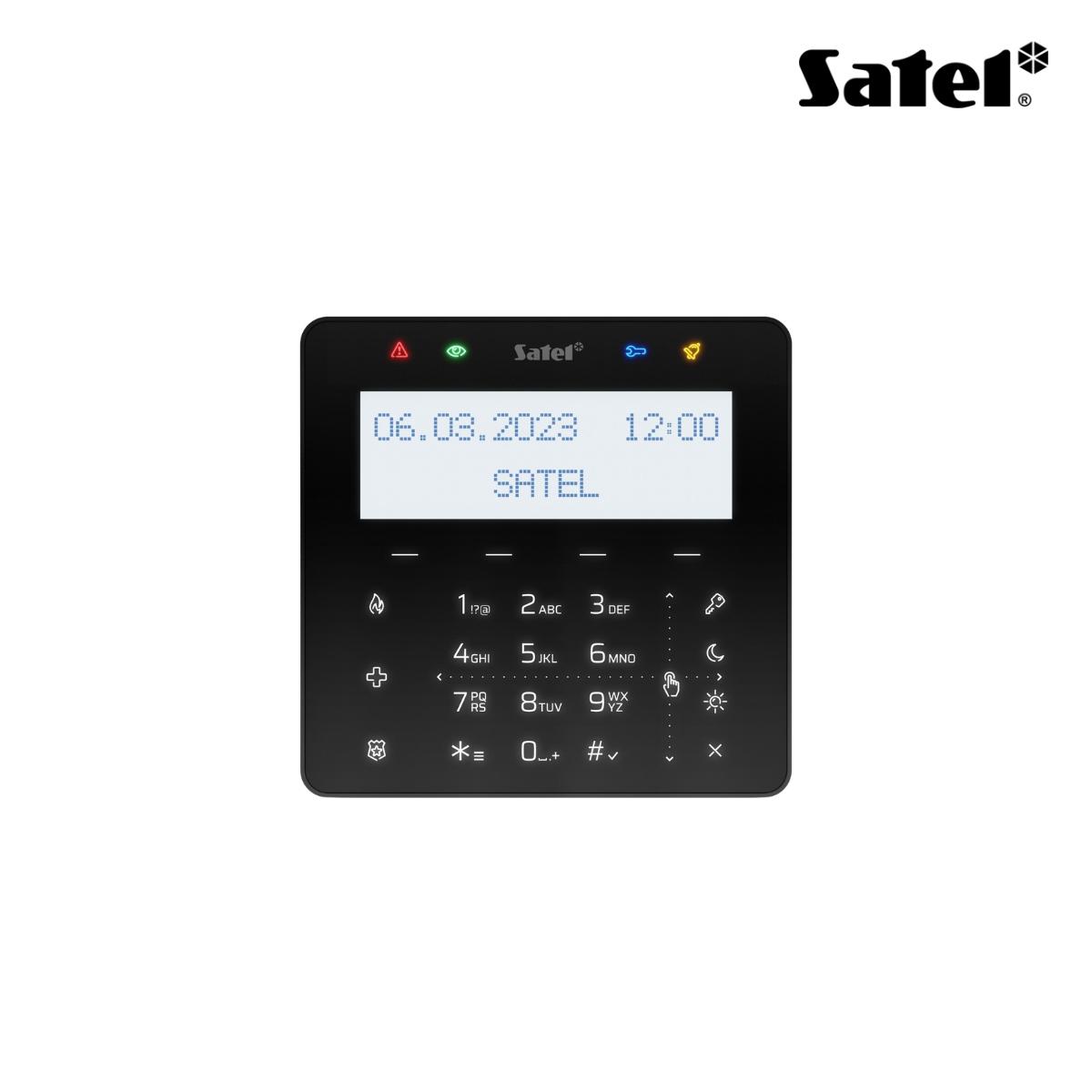 Tastiera touch sense personalizzabile con lettore MIFARE, colore nero. Per Integra e Perfecta 64 M