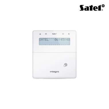 Tastiera LCD con lettore di prossimità e sportello, colore bianco. Per Integra