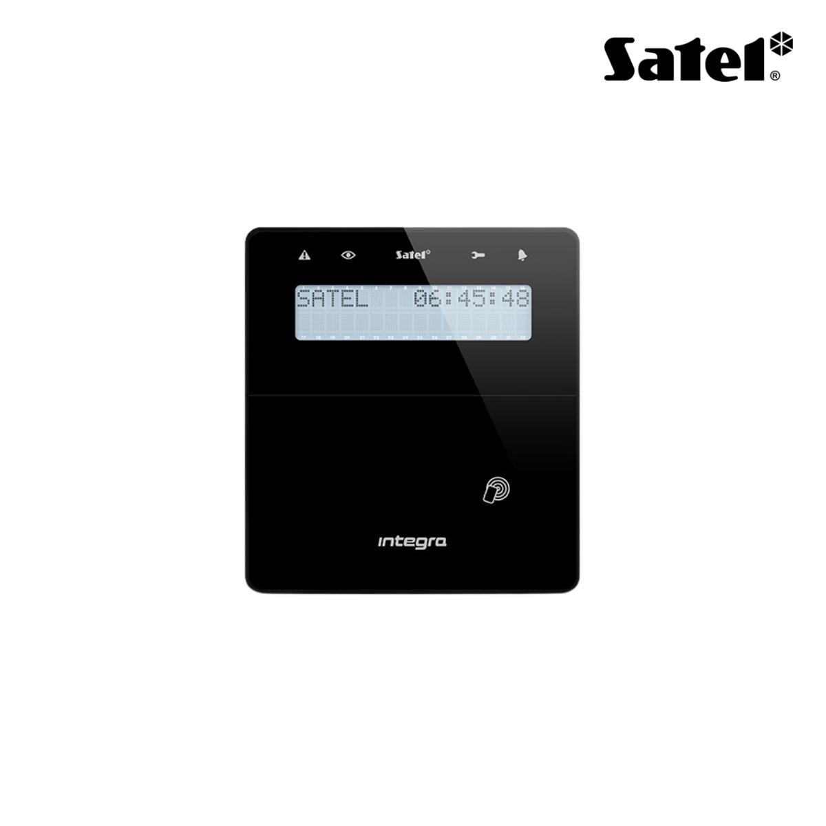 Tastiera LCD con lettore di prossimità e sportello, colore nero. Per Integra