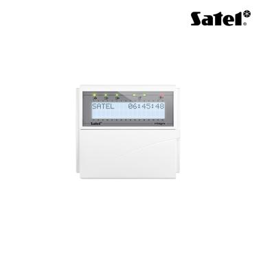 Tastiera LCD con sportellino, colore bianco, retroilluminazione bianca. Per Integra