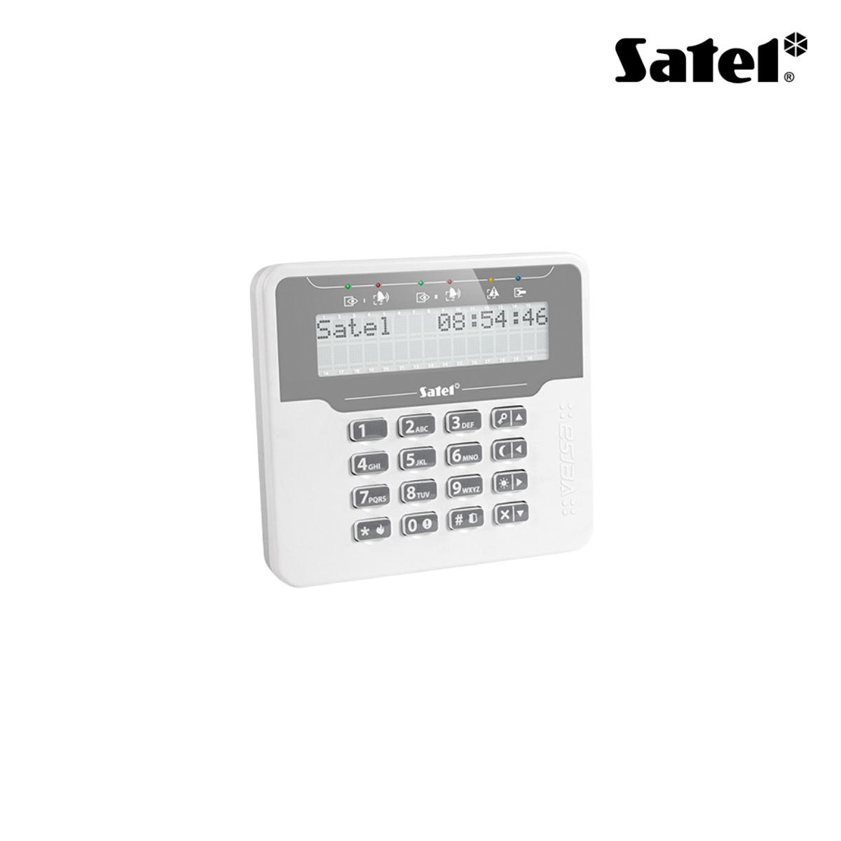 Tastiera LCD con lettore di prossimità e retroilluminazione LED bianca per centrale Versa