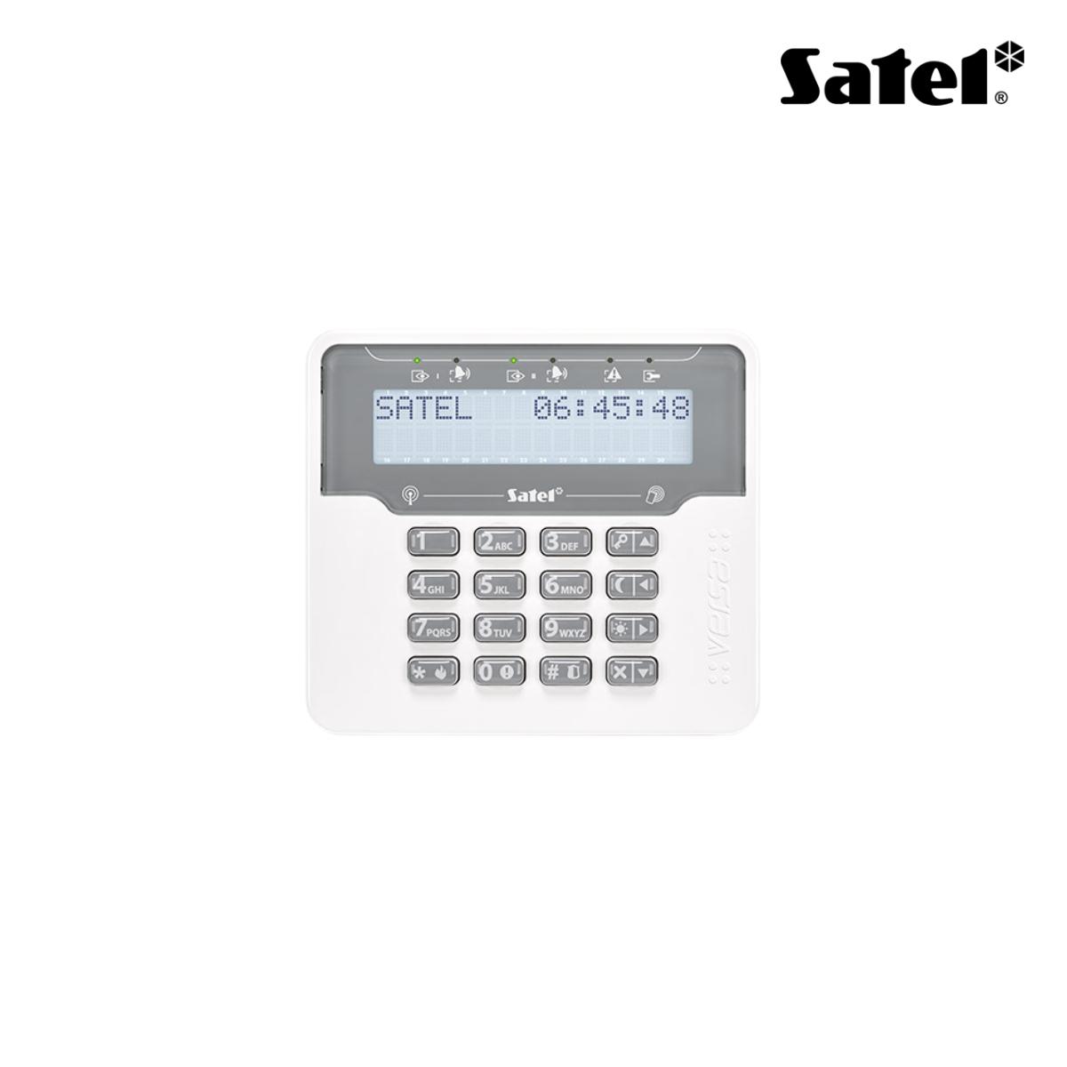 Tastiera LCD wireless con lettore di prossimità (per ABAX 2, retroilluminazione bianca per centrale Versa)