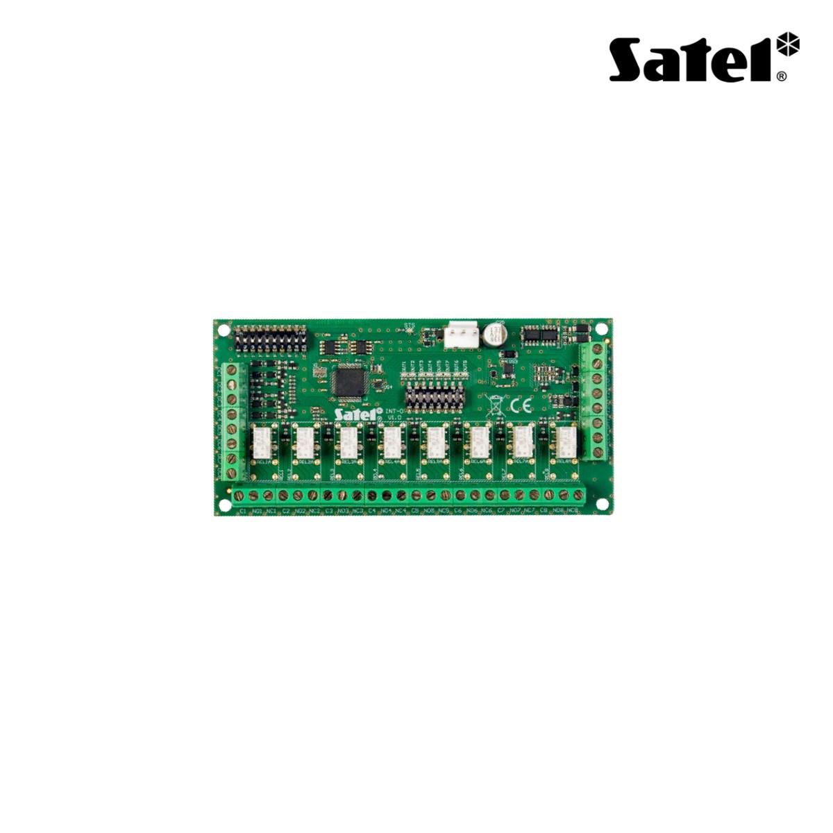 Modulo espansione 8 uscite (selezione tra relé/OC) per Integra, Versa, Perfecta e ACCO
