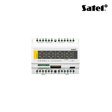 Modulo espansione uscite su guida DIN (8 relé per il controllo di carichi 230 V 16 A) per Integra, Versa, Perfecta e ACCO