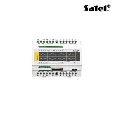 Modulo espansione ingressi e uscite su guida DIN (8 zone e 8 relé per il controllo di carichi 230 V 16 A) per Integra e ACCO