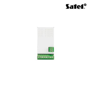 Espansione wireless in miniatura, 4 zone NC/NO/EOL/2EOL e 4 uscite OC (alimentazione 4 - 24 V DC) per collegamento sensori filari, NVR/DVR, cancelli automatici, sirene filari, ecc.