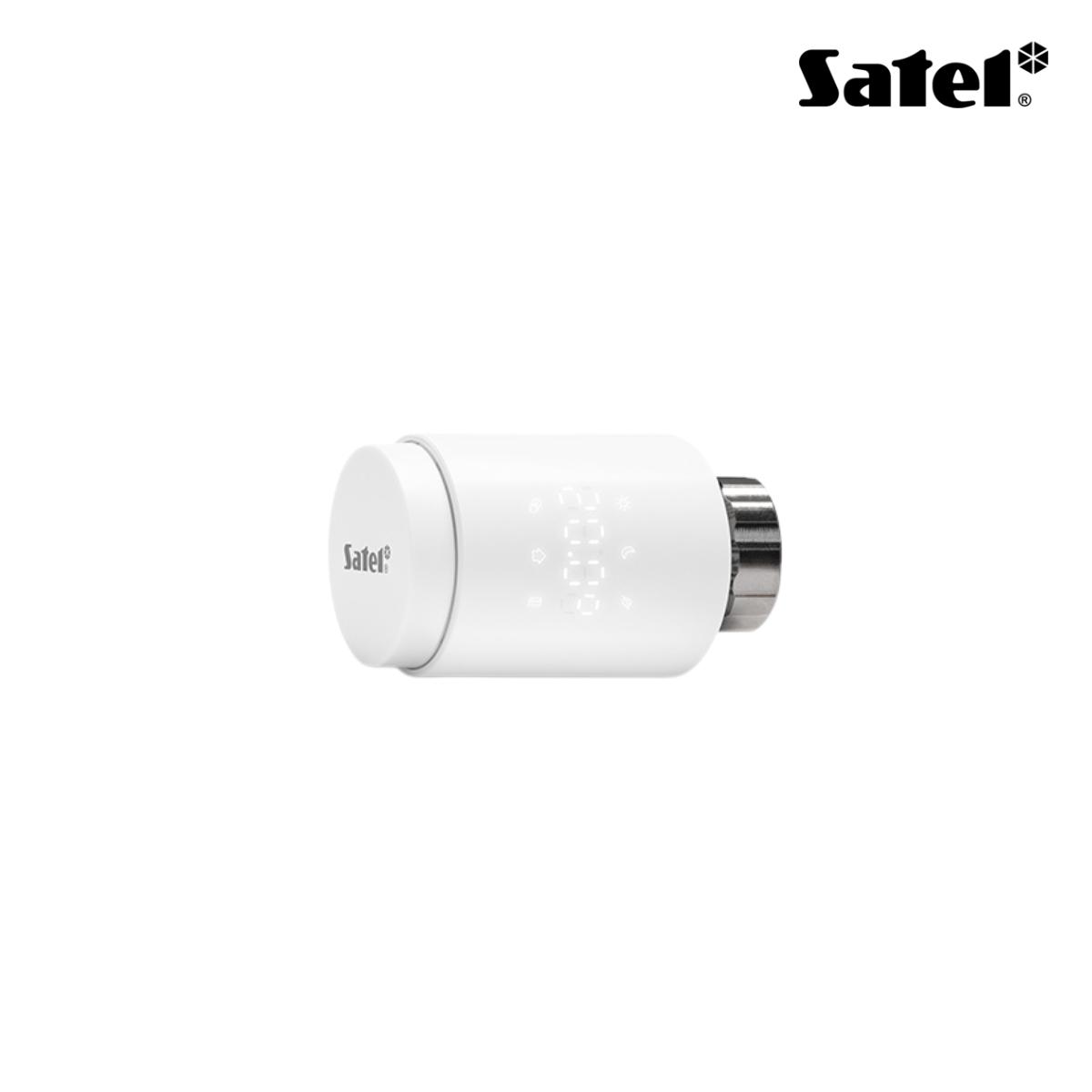 Testina intelligente wireless per radiatori, compatibile con valvole M30x1,5 e Danfoss. Sensore di temperatura integrato (batterie AA non incluse)