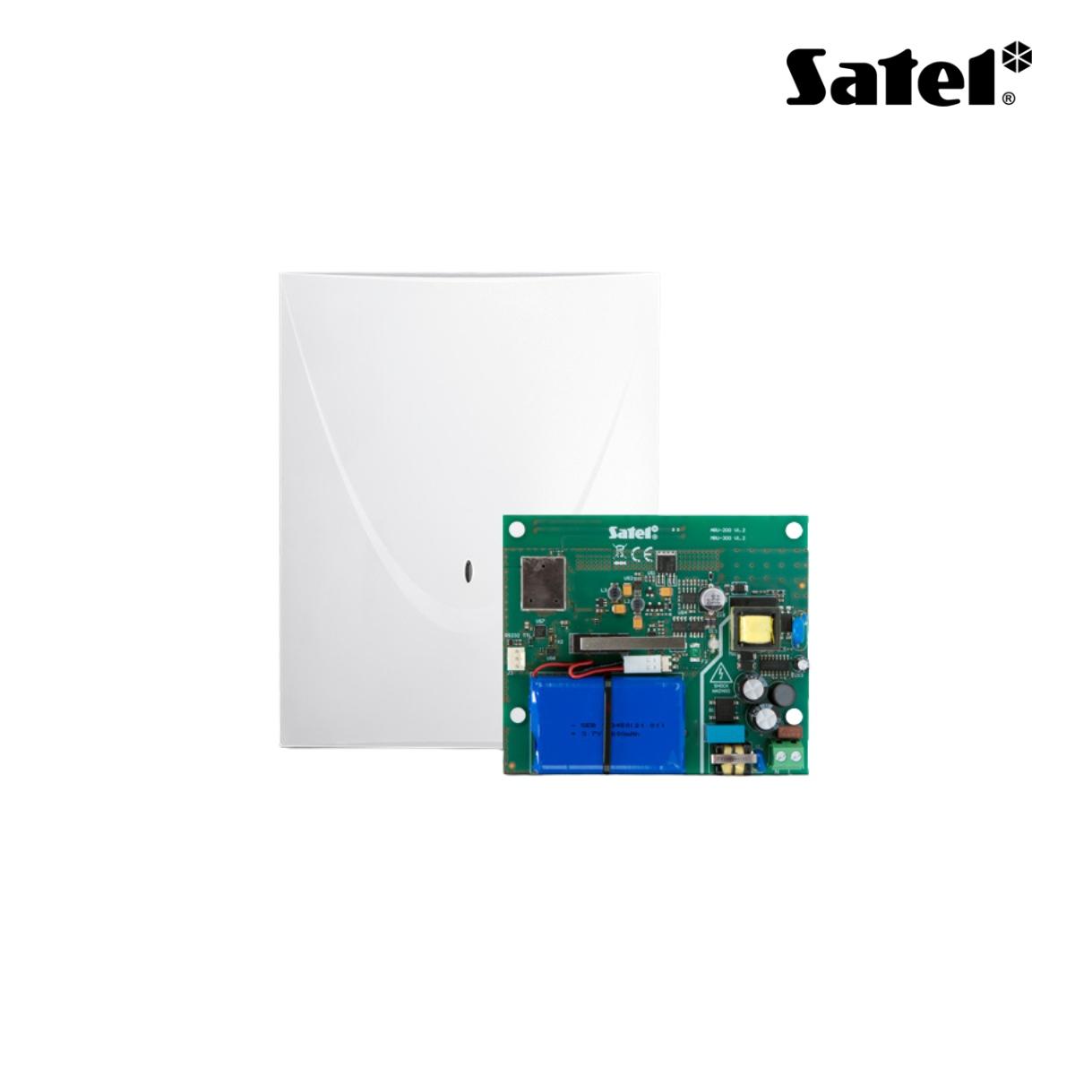 Ripetitore di segnale radio ABAX 2 con alimentazione 230V AC e batteria di backup integrata