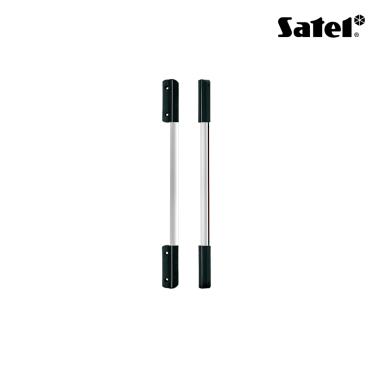 Barriera in alluminio da esterno ad infrarossi attivi , elettronica totalmente resinata , lunghezza 516 mm, silver