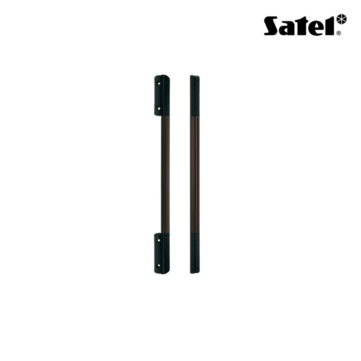 Barriera in alluminio da esterno ad infrarossi attivi , elettronica totalmente resinata, lunghezza 781 mm, marrone