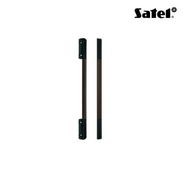 Barriera in alluminio da esterno ad infrarossi attivi , elettronica totalmente resinata, lunghezza 781 mm, marrone