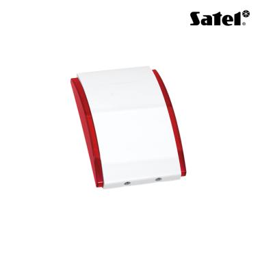 Sirena ottico-acustica da interno (contenitore PC-LEXAN, LED rossi, PIEZO)