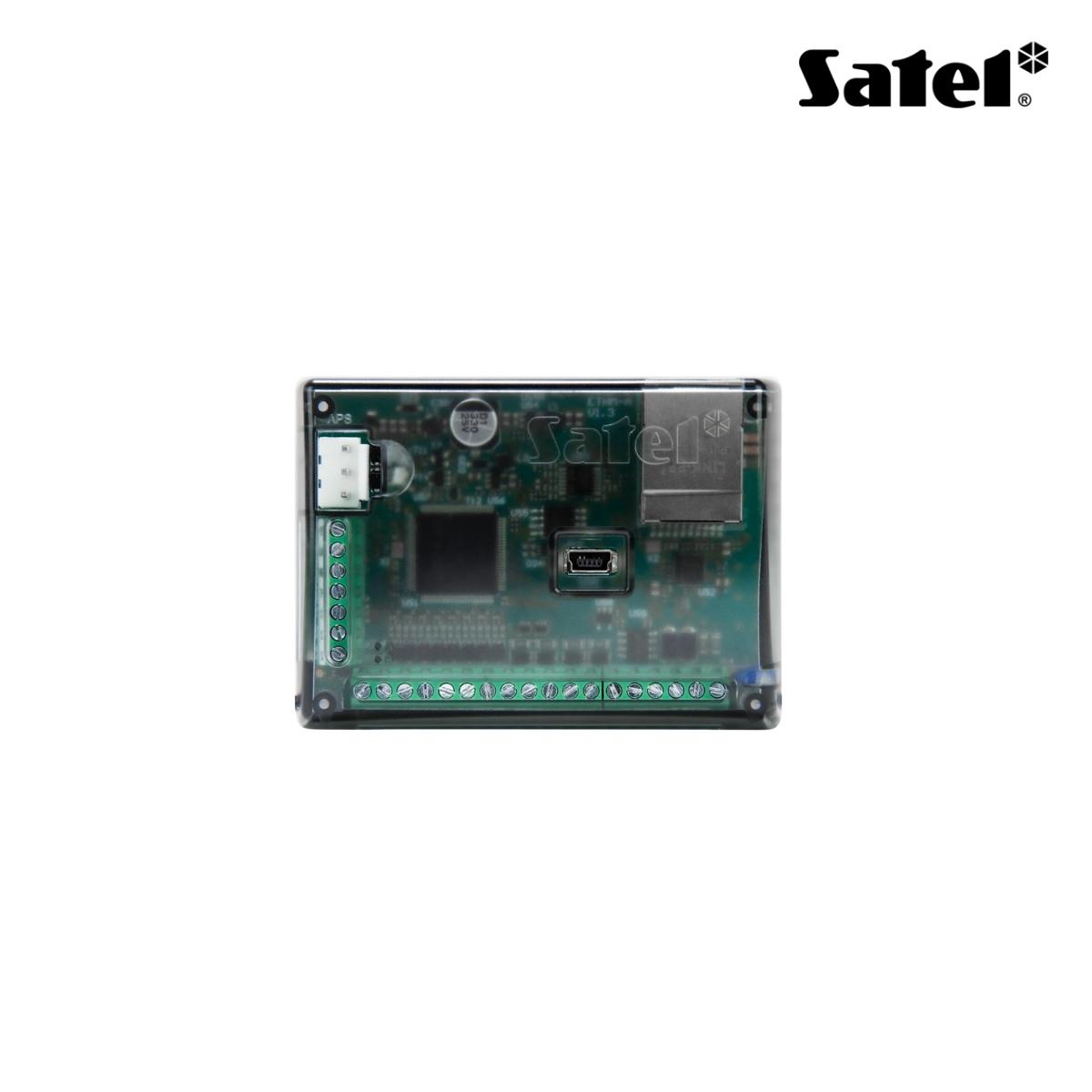 Modulo IoT Ethernet (contenitore plastico incluso), 8 ingressi NC-NO-analogici/8 ingressi 1-wire/4 uscite. Notifiche email, push, SIA-IP. Protocollo MQTT, JSON, JSON/HTTP