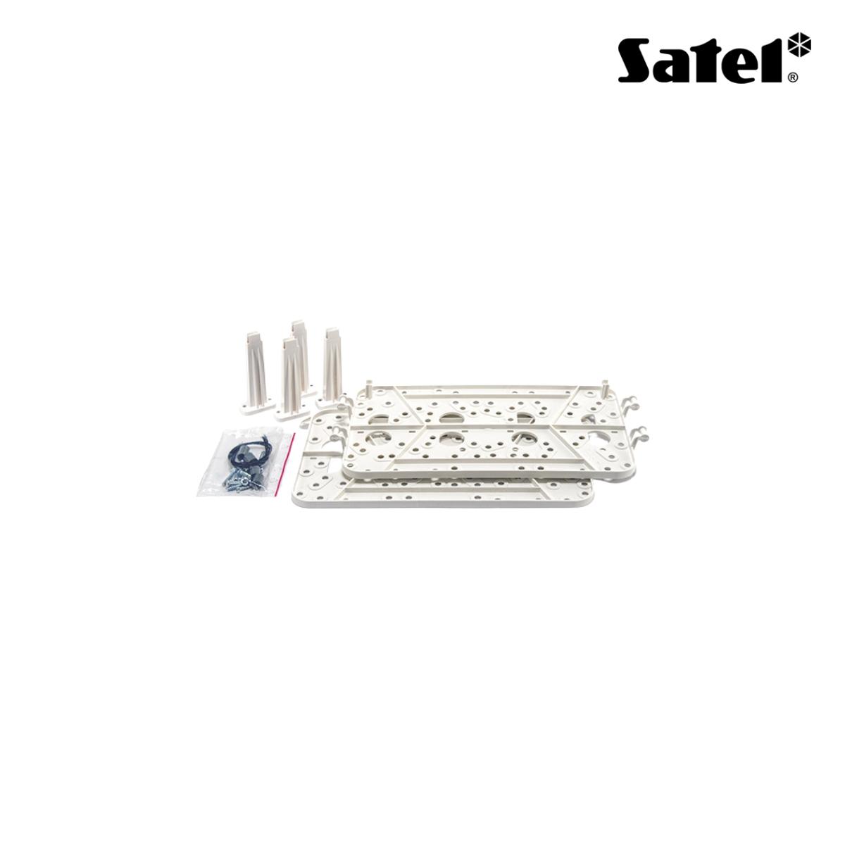 Supporto plastico per OMI-5 che permette il fissaggio di centrali e moduli SATEL
