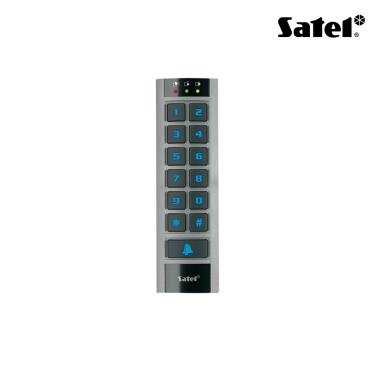 Tastiera di controllo accessi stand-alone (retroilluminazione blu, colore grigio)