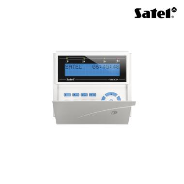 Tastiera LCD con lettore di prossimità e sportello (retroilluminazione e cover bianca)