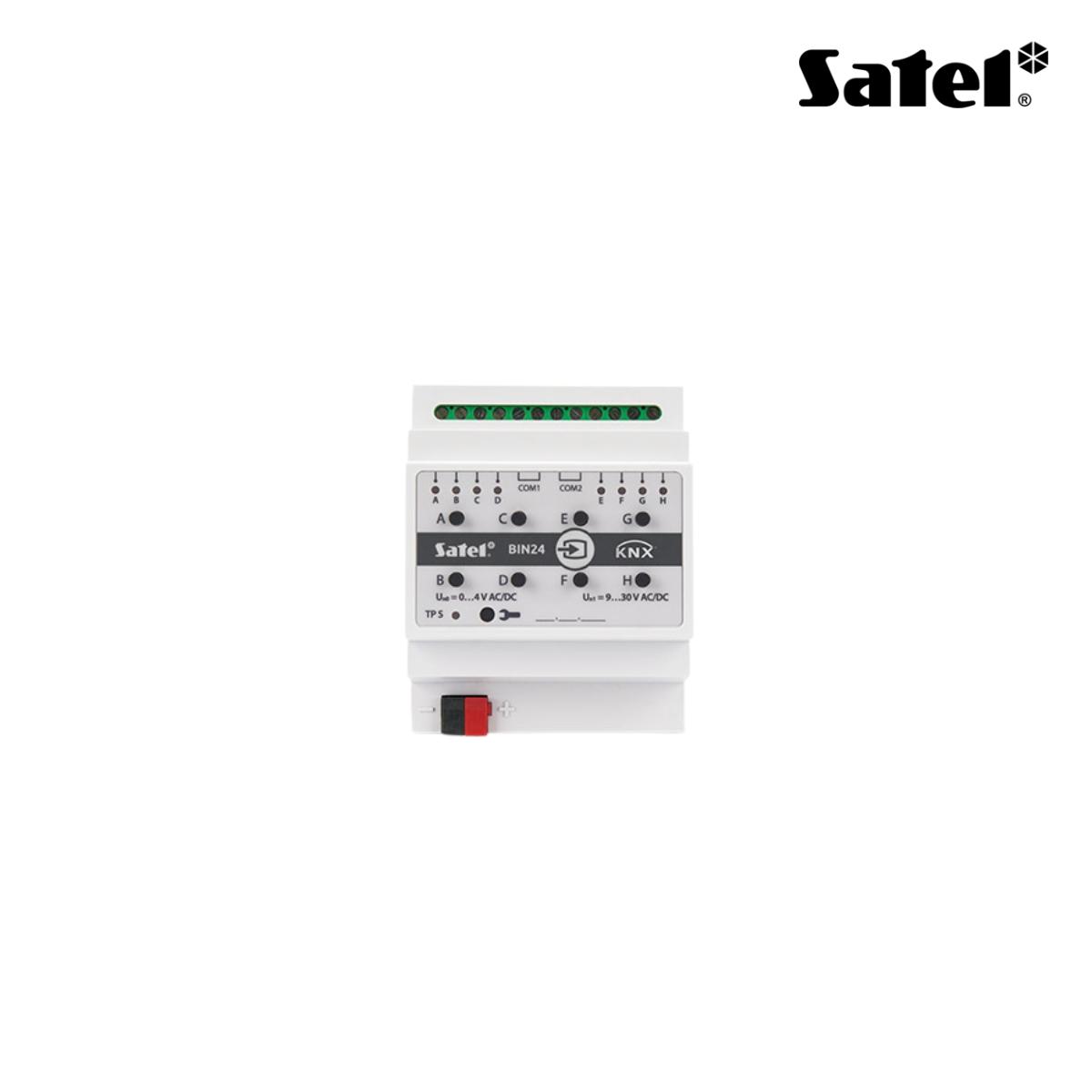 Modulo d'ingresso binario Intervallo di tensione in ingresso 0-30 V AC DC - 8 canali fisici (ingressi binari) - 8 canali virtuali  - 4 canali logici - 4 canali timer