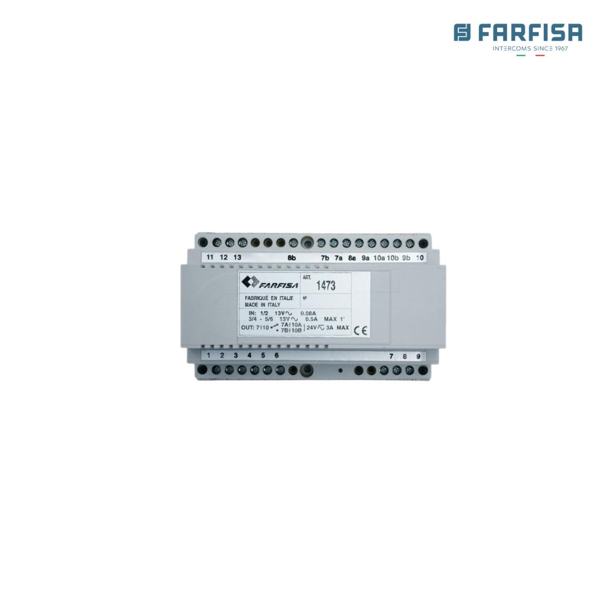 Scambiatore per ingres. din 8 moduli a