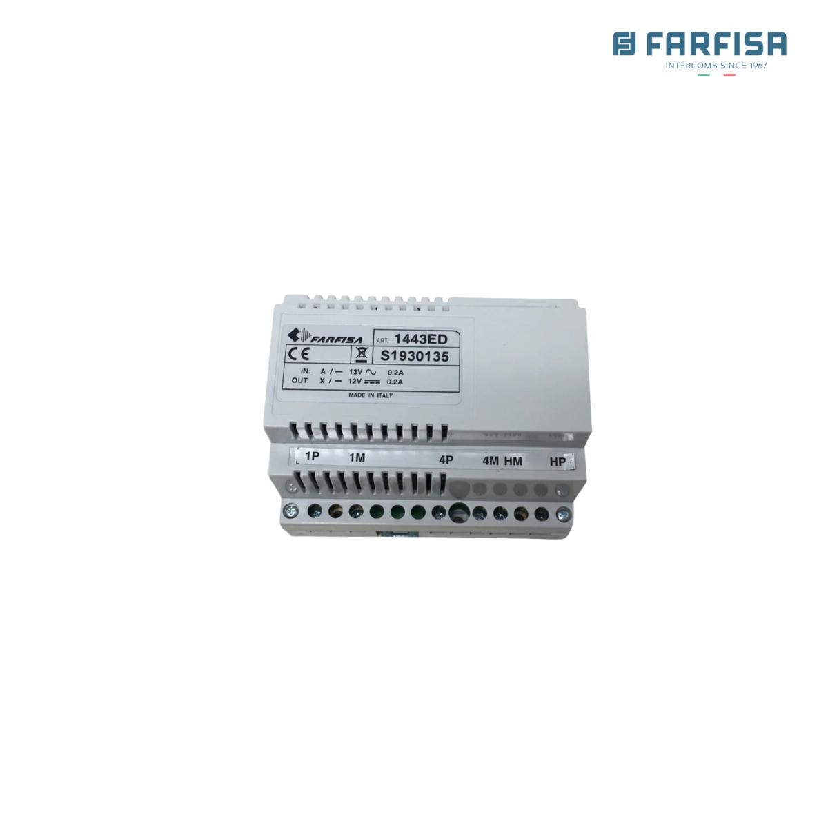 Modulo per intercom din 6 moduli a