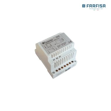 Inseritore univ.b/din a tre ingressi di comando