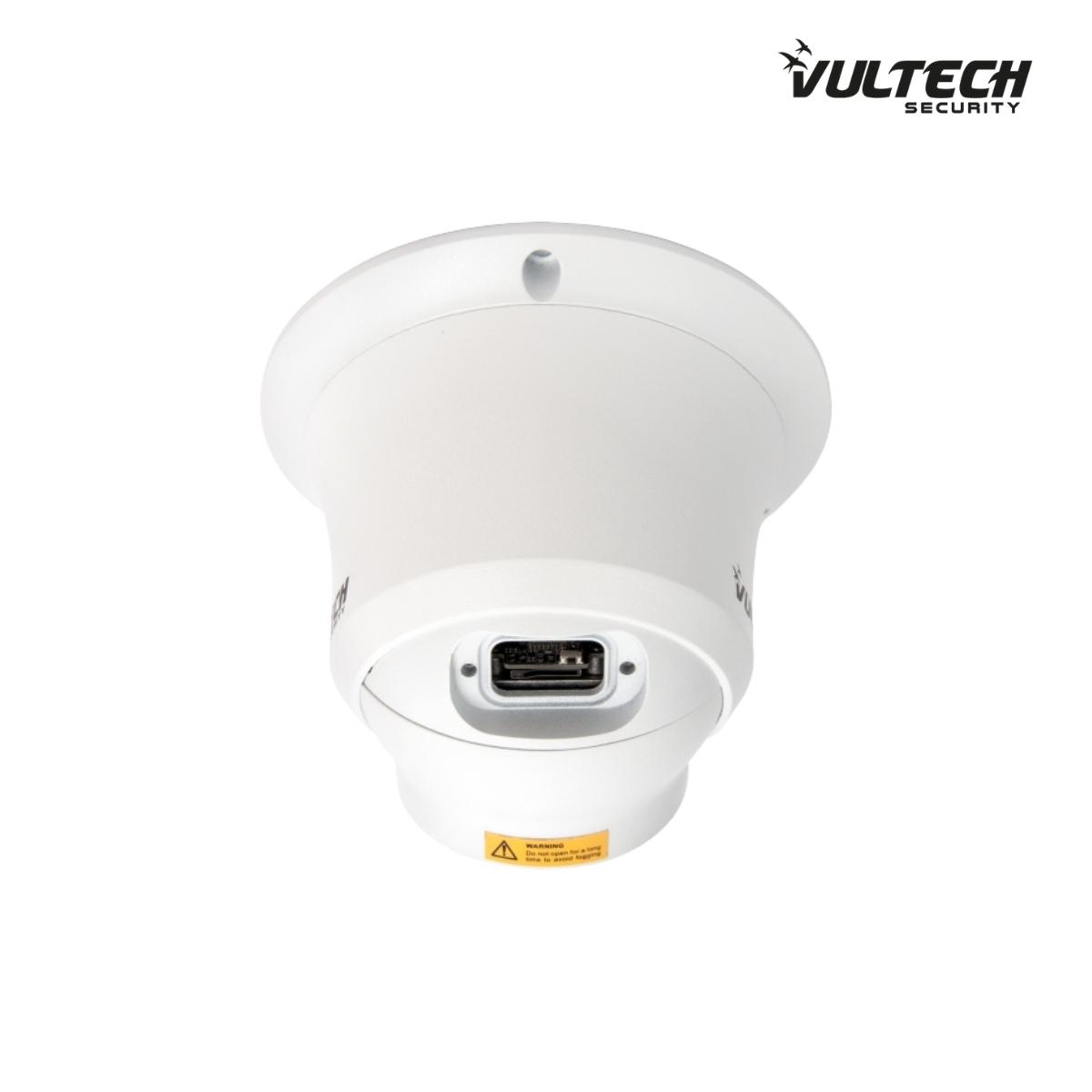 Telecamera Dome IP Vultech VS-IPC1550D2MZWD-ECO 1/2,7'' 5MP H.265 POE 2,7-13,5mm Varifocal. Motor. 4Pcs Led IR ARRAY 30M WDR P2P SMART SD CARD MICROFONO ALARM