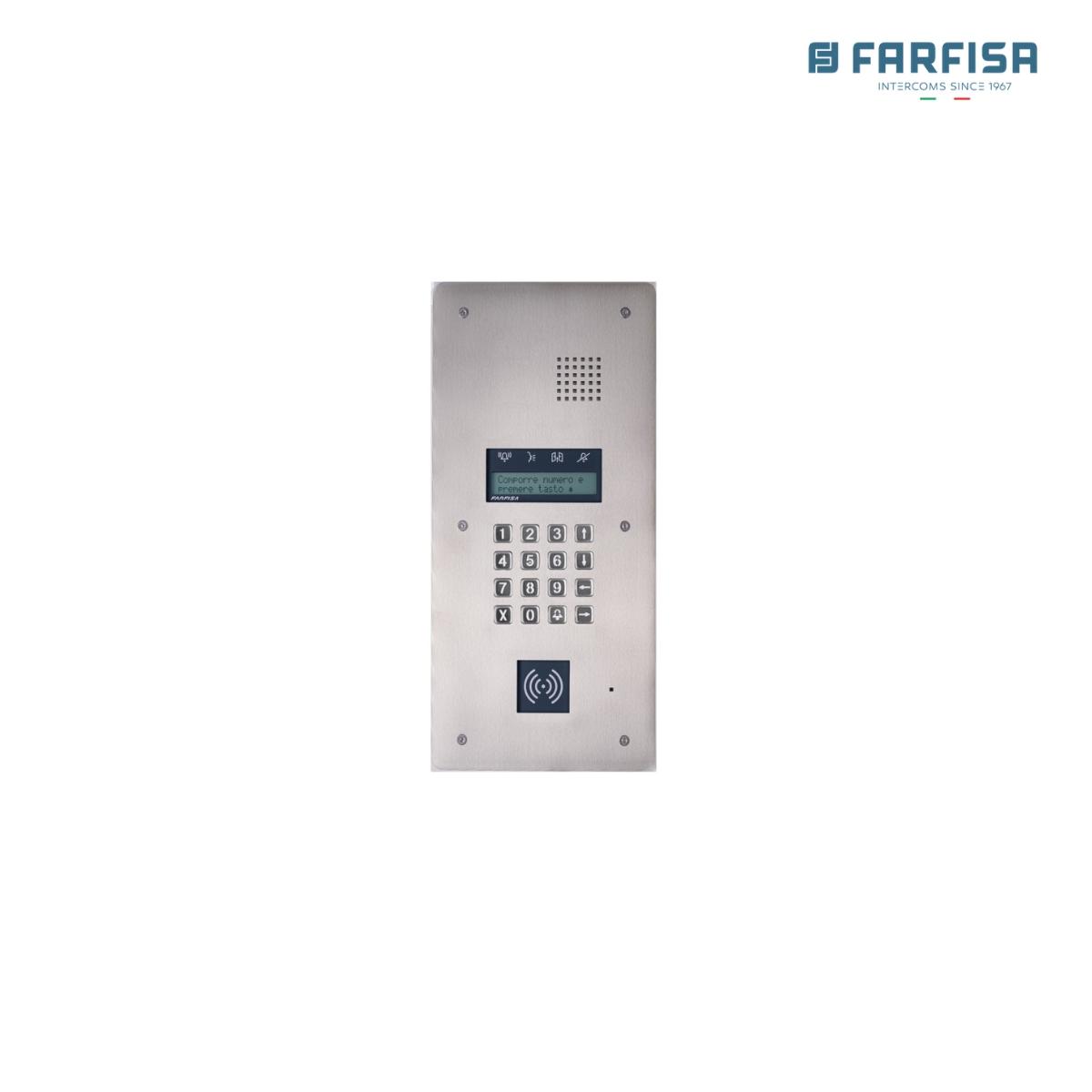 Pulsantiera audio + rfid