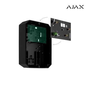 Hub BP Jeweller (without casing) (8EU/UEU) I Unità centrale wirelss con batteria esterna come fonte di alimentazione. Supporta la foto-verifica.Collegabile tramite due schede SIM (