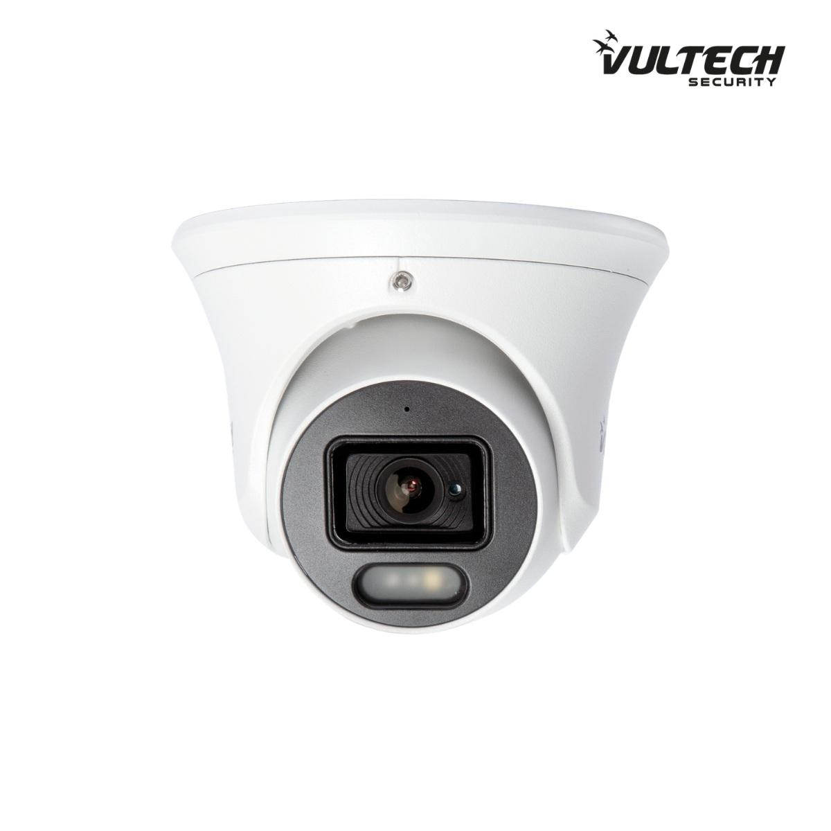 Telecamera Dome IP Vultech VS-IPC1580D1FEWD-ECO 1/2,7'' 8 Mpx H.265+ POE WDR 2,8mm 2Pcs Led IR ARRAY 25M P2P SMART SD CARD MICROFONO