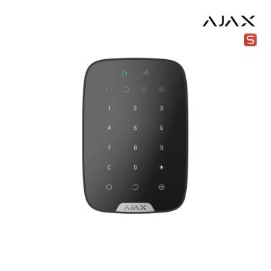 Superior KeyPad Plus G3 Jeweller black I Tastiera wureless con pulsanti touch che supporta l'autenticazione tramite pass, Tag e codici