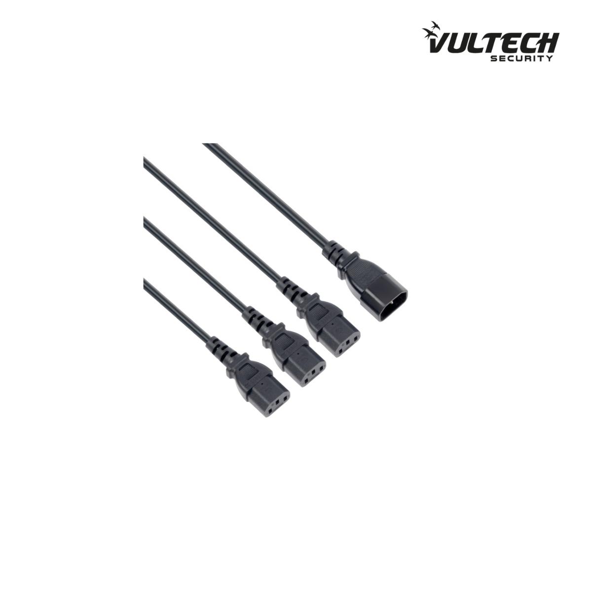 Cavo di alimentazione splitter da IEC C14 a 3 x IEC C13 - MU-UPS04