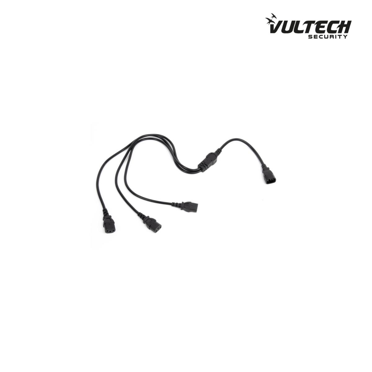 Cavo di alimentazione splitter da IEC C14 a 3 x IEC C13 - MU-UPS04