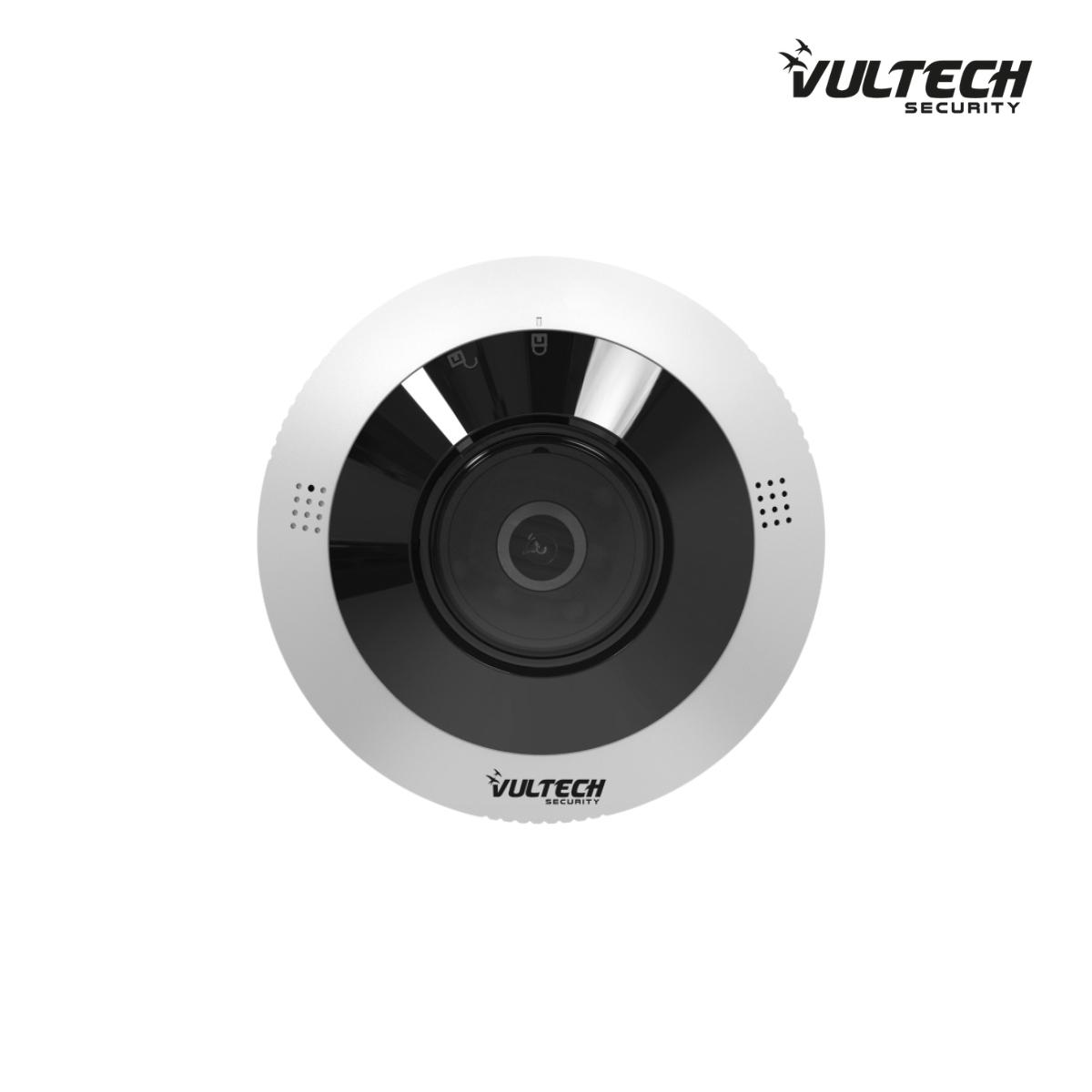 Telecamera Fisheye IP Vultech VS-IPC1560FHEYSWD-ECO 1/2,5'' 6 Mpx H.265 POE 1,68mm EPTZ - WDR Led IR 20m P2P MICROFONO SD CARD AUDIO1/1 ALARM 1/1
