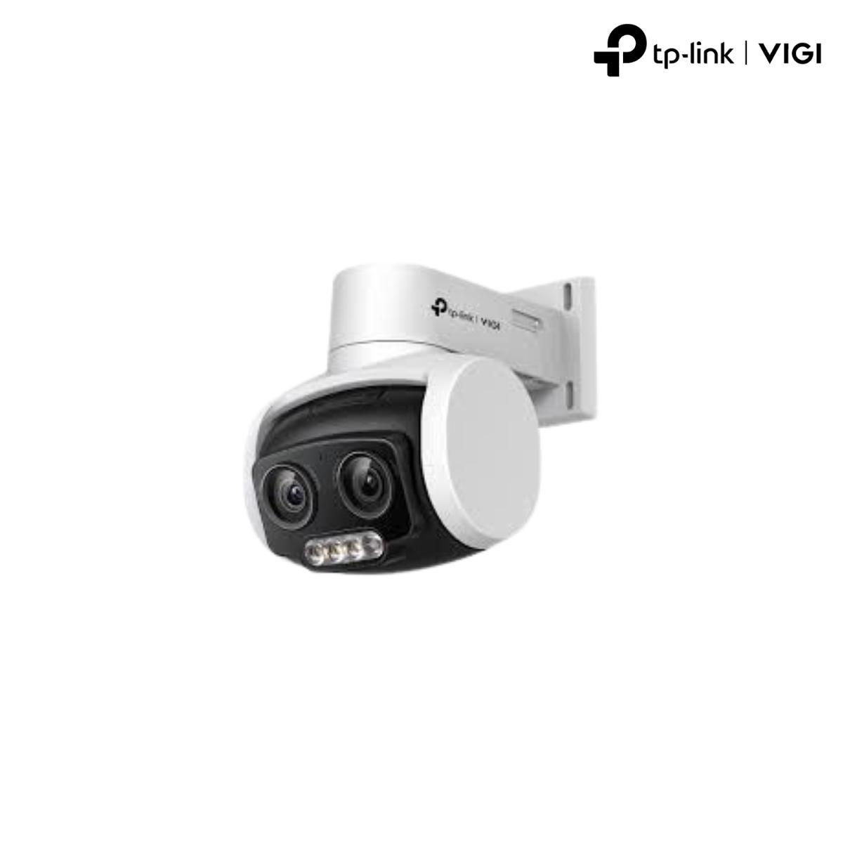Videocamera tp-link vigi c540v pt a colori-varifoc. doppio obiettivo da 4mp-mic. integrato, altoparlante, slot micro-sd, ip66