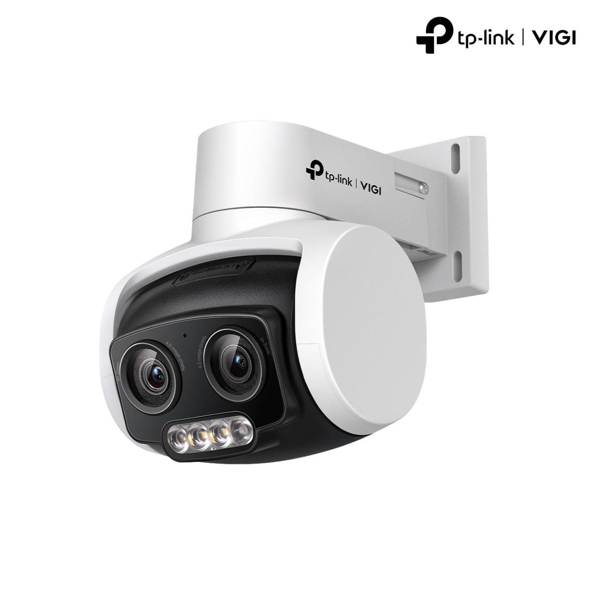 Telecamera IP Pan/Tilt Full Color 4 MP 4 e 12mm Dual Lens IP66<br />