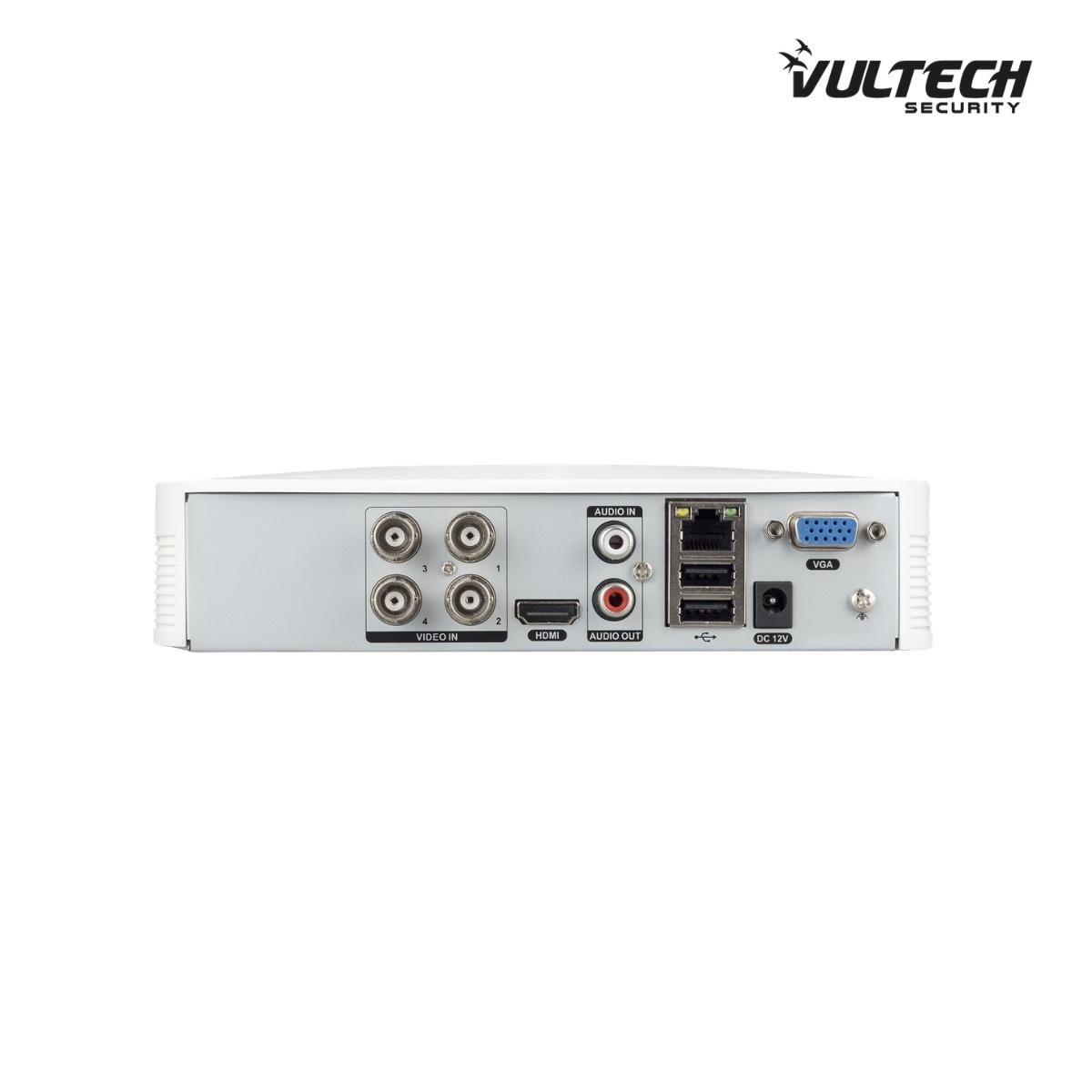 UVR 5IN1 Ibrido 4CH Analog.+ 2 Digit. Vultech VS-UVR5004EVO-BS2 HDMI P2P CLOUD 1 HD 2MPX LITE H265 SUPPORTA AOC