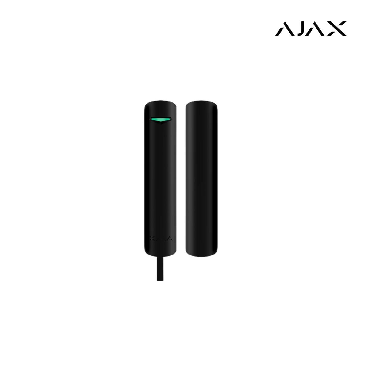 DoorProtect Plus Fibra Superior black I Rilevatore di apertura magnetico, cablato, con sensore urto e inclinazione