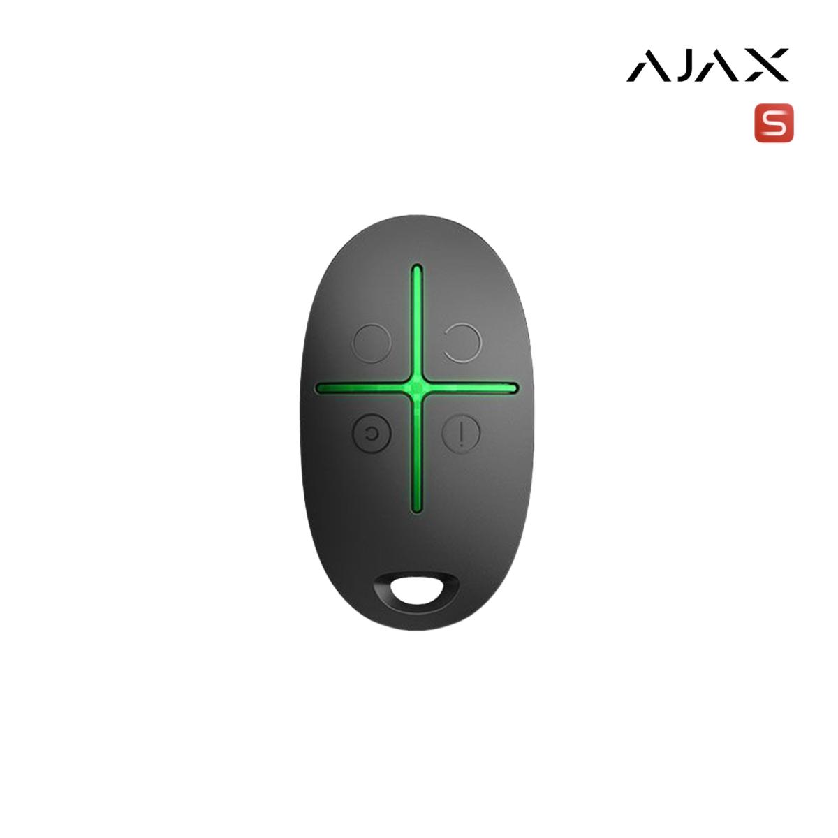 SpaceControl S (8PD) black I Telecomando wireless, bidirezionale con pulsante anti panico (Edizione Superior)