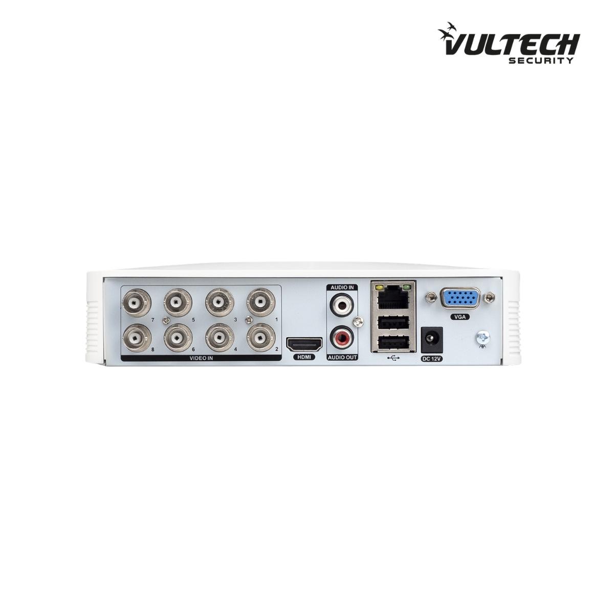 UVR 5IN1 Ibrido 8CH Analog.+ 2 Digit. Vultech VS-UVR5008EVO-BS2 HDMI P2P CLOUD 1 HD 2MPX LITE H265 SUPPORTA AOC
