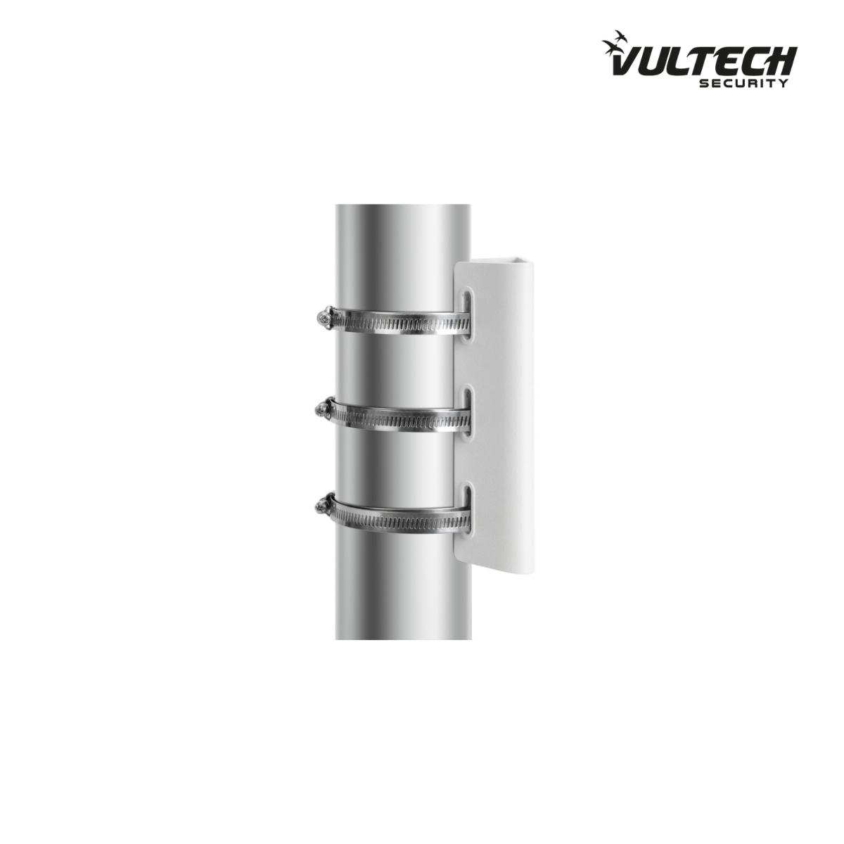 Supporto Staffa da palo Vultech VS-BKC7P per Telecamere Serie VS In Alluminio Per Esterni per staffe VS-BKC1 e VS-BKC3