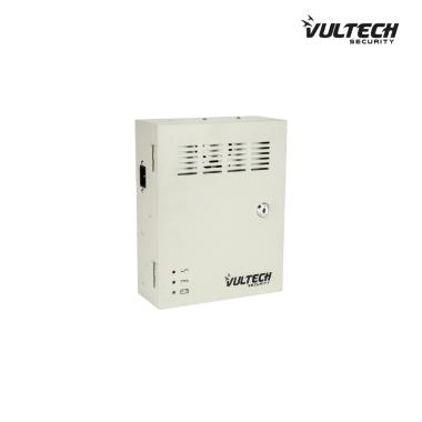 Box Alimentatore Stabilizzato Centralizzato Vultech VS-CS1218-20A-BK 18 Uscite 20A Funzione Backup