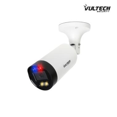 Telecamera Bullet IP DUAL LIGHT SHOW. ANTI DET. Vultech VS-IPC1550B4FEWDAD-PS 1/2,7'' 5 Mpx H.265 POE WDR 2,8mm Led Luce Calda + IR LED  30M P2P SMART MIC. SIR. SD CARD SERIE PRO S