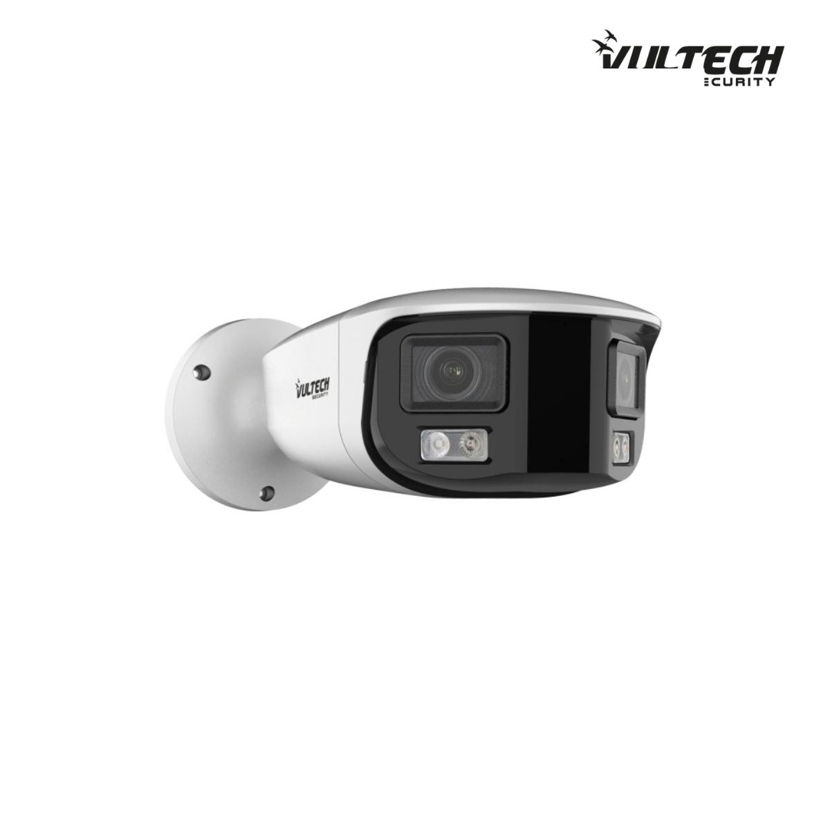 Telecamera Bullet IP SHOWCOLOR ANTI DET. Vultech VS-IPC1580B5FGWDAD-PS 2 X 1/1,18'' - 8 Mpx H.265 POE WDR 4mm Led Luce Calda 40M P2P SMART MICROFONO SIRENA SD CARD ALARM SERIE PRO