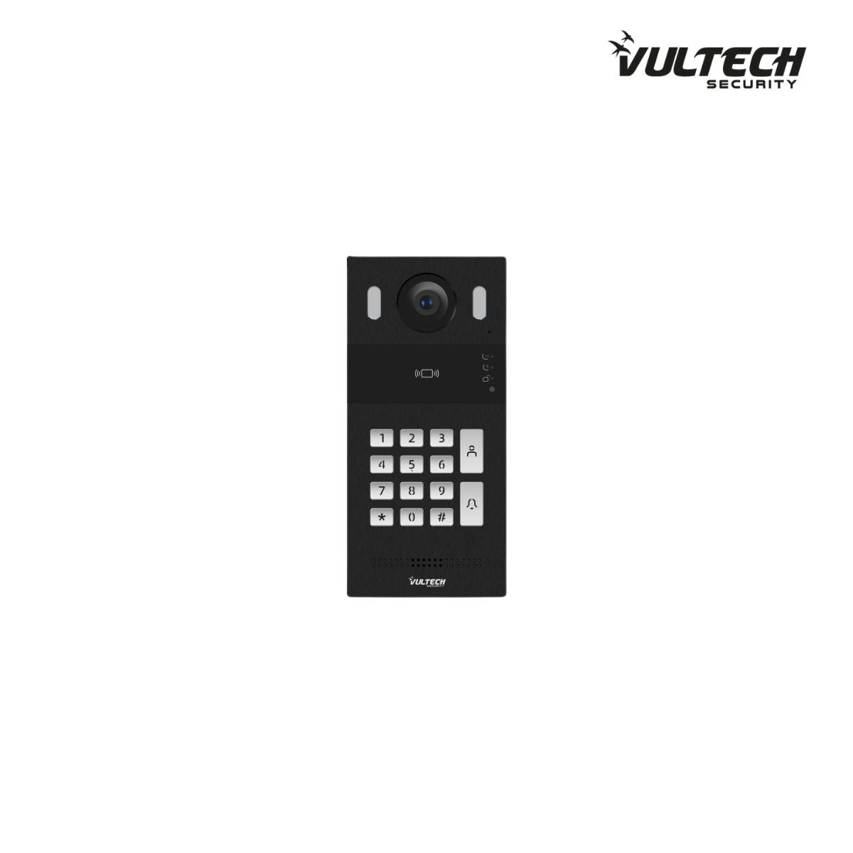 Postazione da esterno Vultech Security IP , Tasti numerici 2MPX  - Interamente in alluminio VS-PE110-IPNS