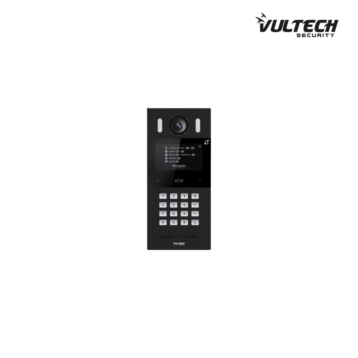 Postazione da esterno Vultech Security IP , Tasti numerici e LCD 4,3" 2MPX  - Interamente in alluminio VS-PE210-IPLCD