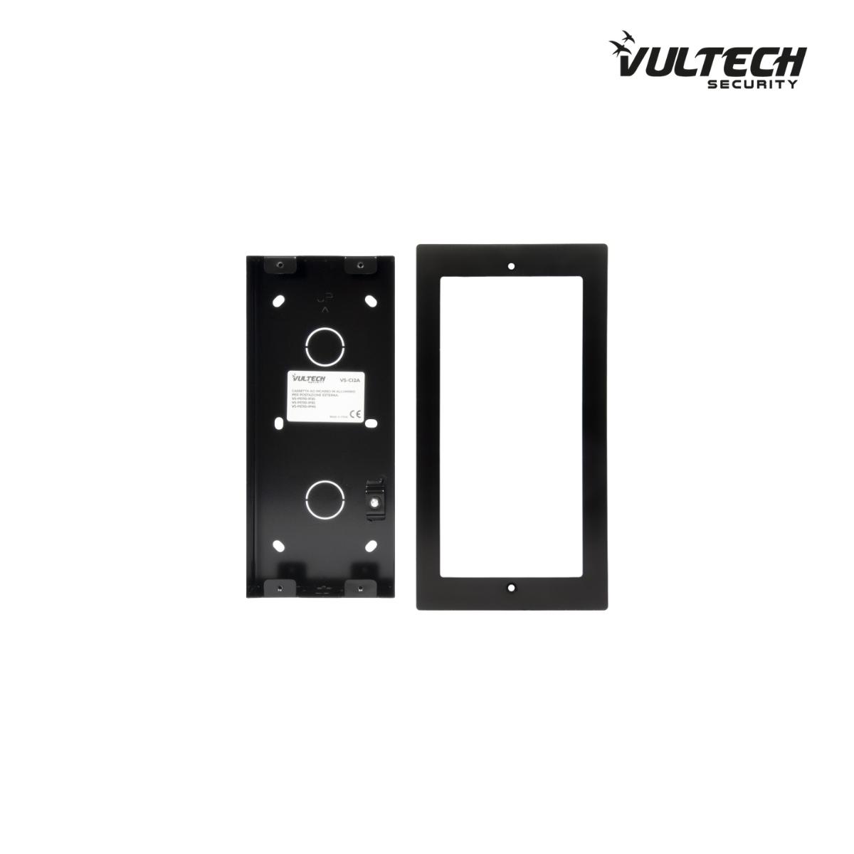 Cassetta ad incasso Vultech Secuirty VS-CI1A in alluminio per postazione esterna PE108