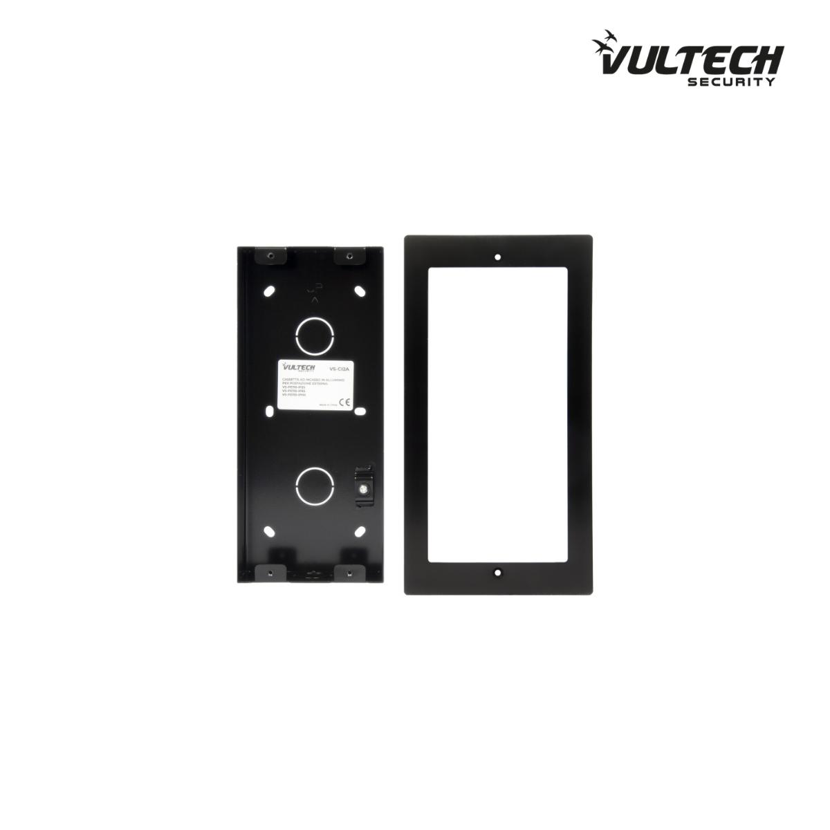 Cassetta ad incasso Vultech Security VS-CI2A in alluminio per postazione esterna PE110