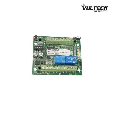 Modulo di Espansione Filare VulTech MB-ES8OUT 8 uscite (2 Relè + 6 OC) BUS 485